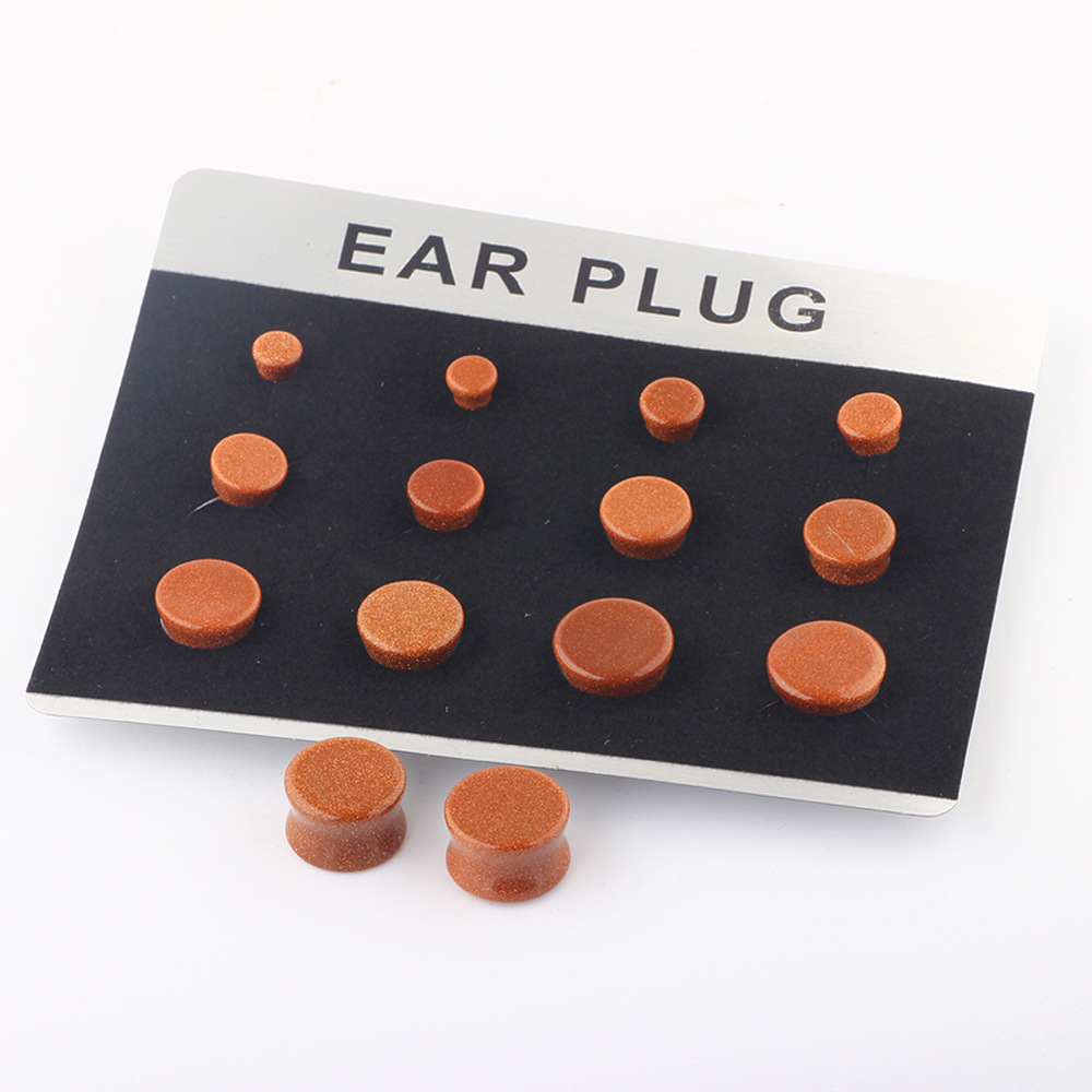 Amazon Hot Stone Auricle Ear Enlargement Piercing Jewelry Set Earrings Outlet detail image 10
