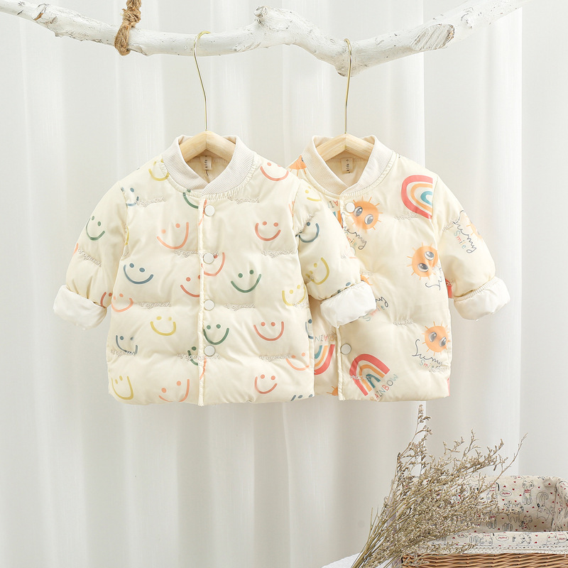 童装羽绒服2020韩版新款冬季中小童卡通白鸭绒羽绒服