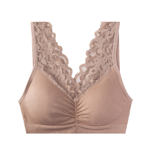 Fengzhixin lace vest-style tube top women's underwear with beautiful back and gathered breast pads without rims