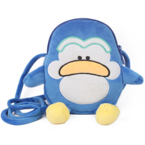 New cute baby children's plush crossbody bag shoulder rope mobile phone bag bag travel casual card bag