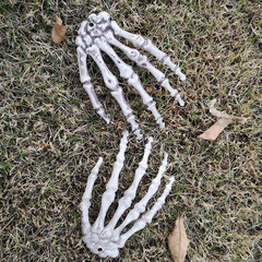 萬聖節骷髏手爪整蠱道具骨架手爪酒吧密室逃脫恐怖鬼手廠家批發