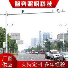 道路3.5米監控桿 戶外交通八角監控立桿3米 小區攝像頭視頻監控桿
