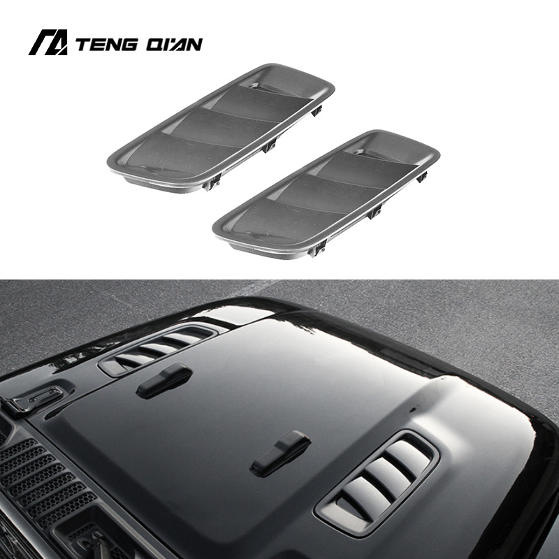 新款牧马人JL18-19进气格改装 引擎盖进气格改装增强散热