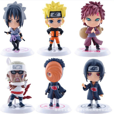comic periphery 6 Naruto Garage Kit Model vehicle Decoration Doll Explosive money Cake Decoration