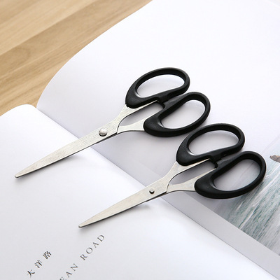 Stationery scissors office home kitchen sewing paper scissors large and small stainless steel handmade art knife scissors