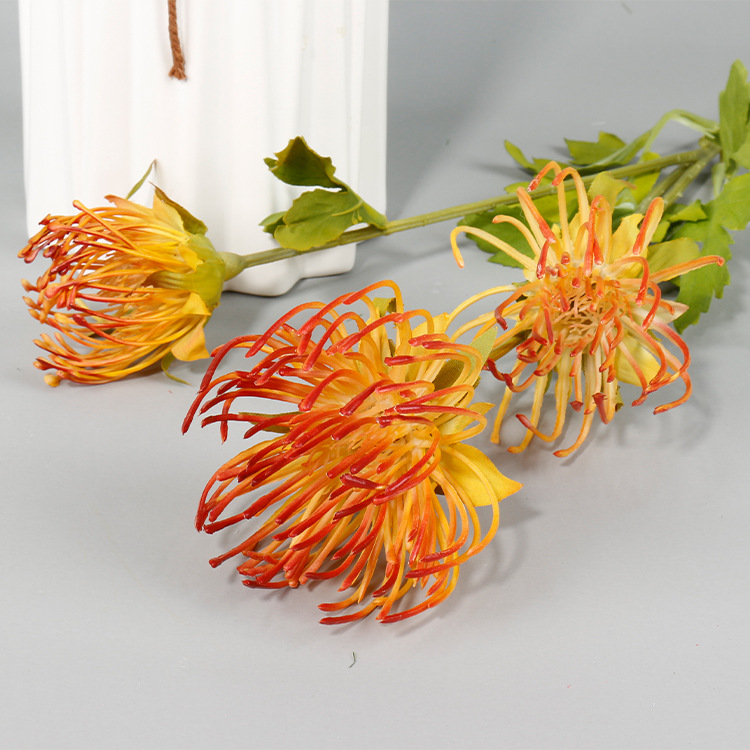 Single branches 3 -headed crab claw chrysanthemum wedding decoration…
