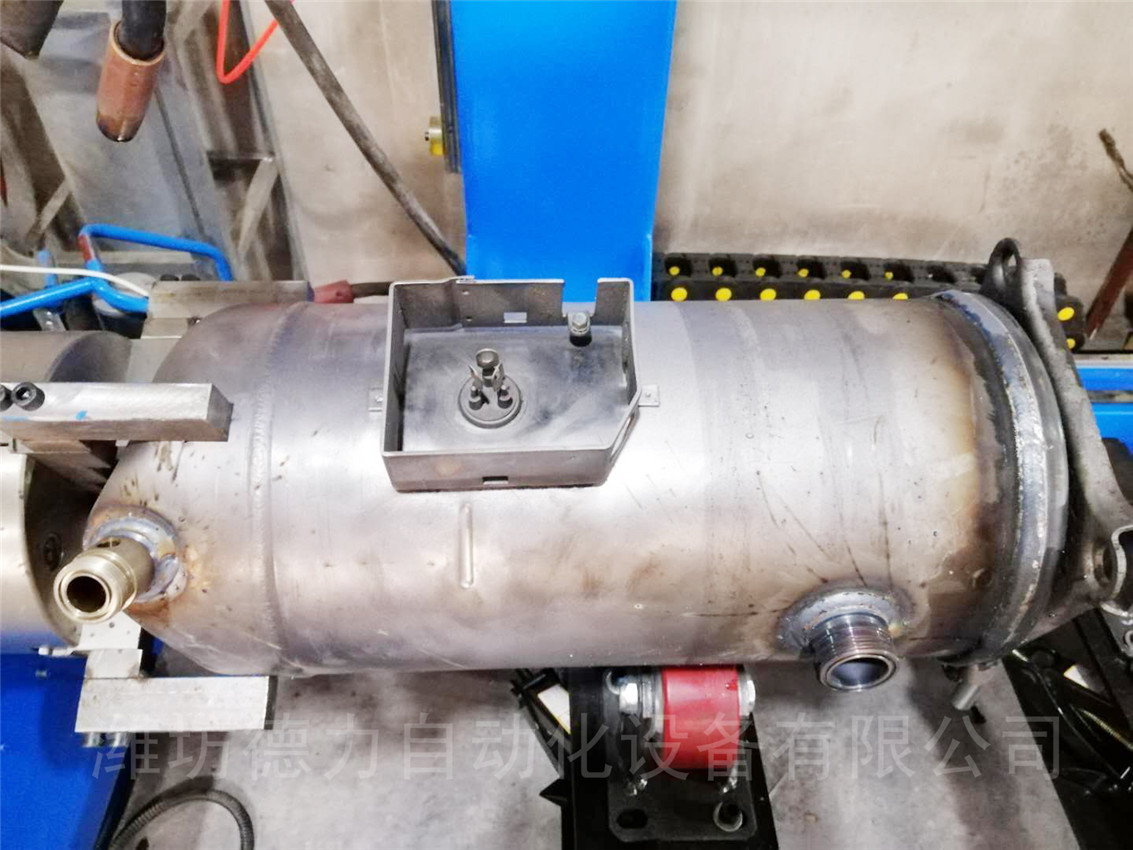 现货环缝封头自动焊机法兰焊打磨不锈钢罐双枪焊多枪焊德力