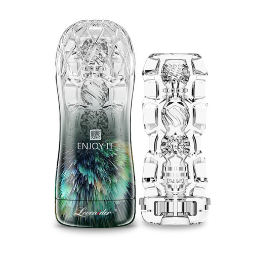 Hong Kong Bangai Naughty Crystal Cup Men's Manual Sexy Masturbation Cup Adult Men's Sexy Airplane Cup Toy Flying