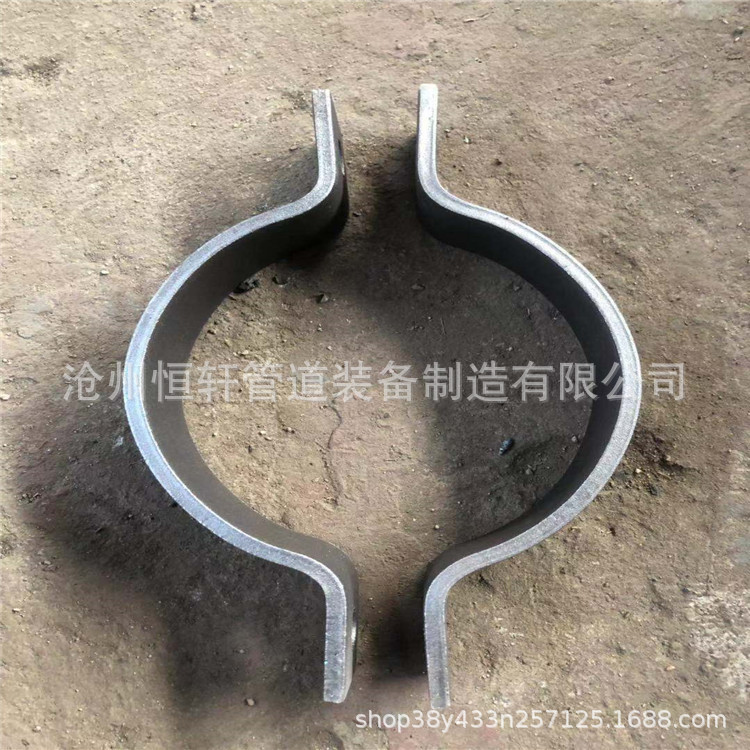 A5-2基准型双螺栓管夹 化工标准A5基准型双螺栓管夹 双螺栓管夹