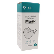 DOCTNWFFP3魚形口罩可折疊一次性防塵口罩男女用成人口罩防護用品