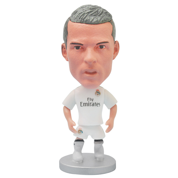 Muñeco de la estrella de fútbol de la Copa del Mundo, regalo de recuerdo de Ronaldo 7. Ornamento del modelo del Real Madrid