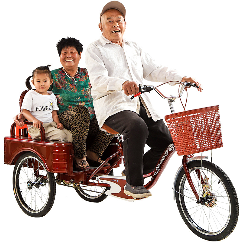 Manufactor supply Human Tricycle Pedal Pedal Mobility Bicycle small-scale Bicycle adult Old man's car