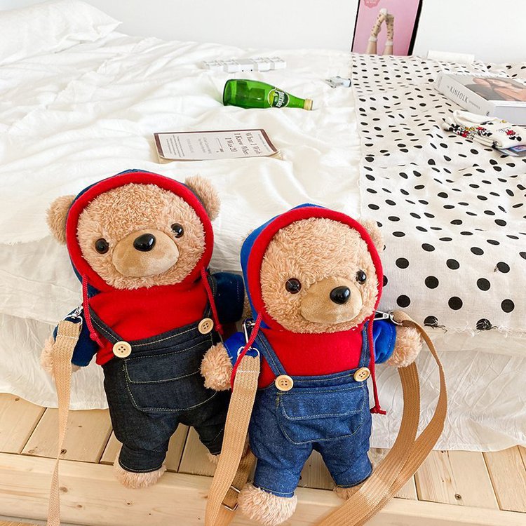Cute Plush Bear Doll Shoulder Bag Wholesale display picture 100