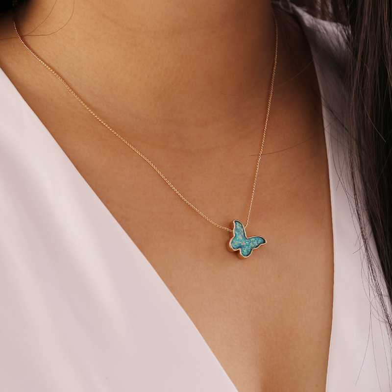 Collier Papillon Multicolore Simple En Gros display picture 16