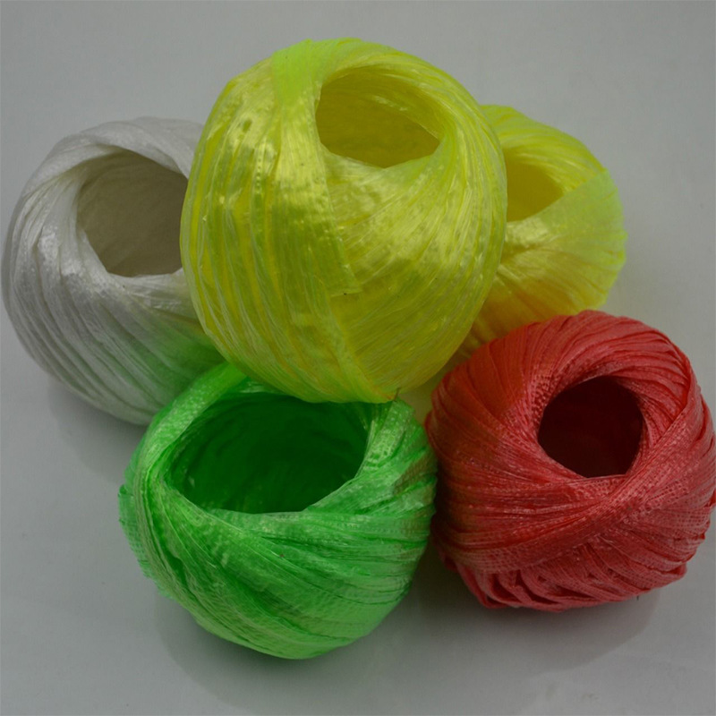 厂家直销全新尼龙绳球塑料打包绳pp聚丙烯捆扎绳撕裂带包装扎口绳