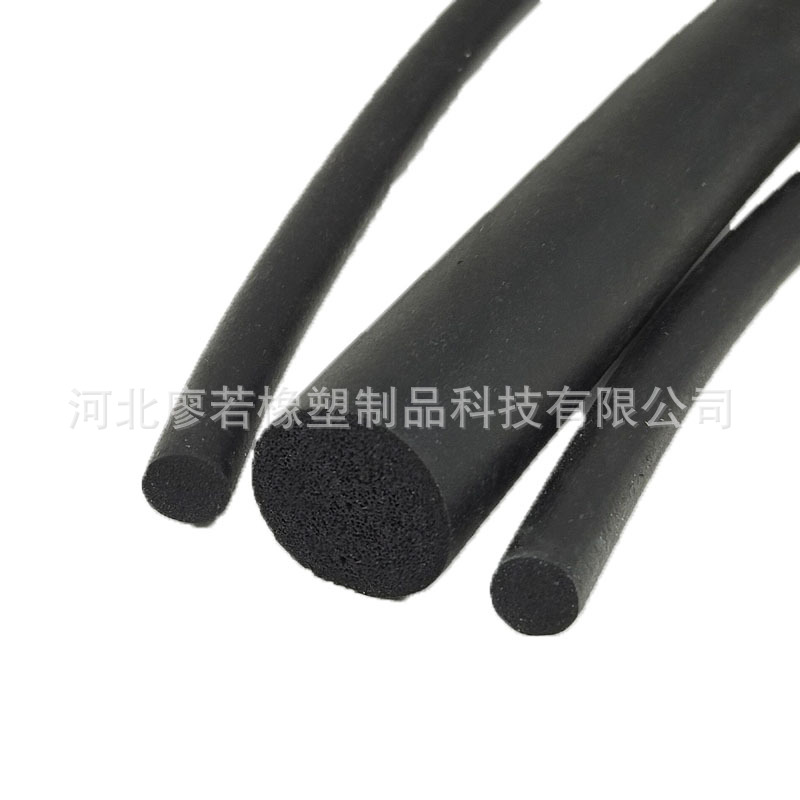 供应epdm发泡圆形密封条 三元乙丙发泡圆条  发泡防水圆条
