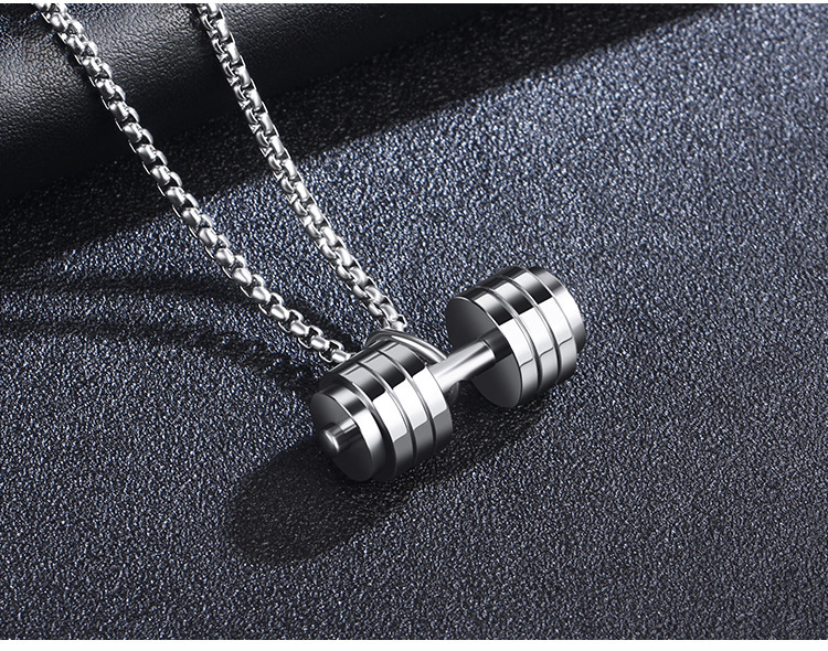 Original Design Geometric Titanium Steel Plating Men's Pendant Necklace display picture 1