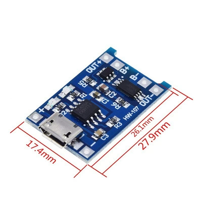 Protective lithium battery charging, 7v, 6v, 2v, 1A