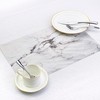 Marble Scandinavian table mat suitable for photo sessions PVC, Nordic style, 2 pieces