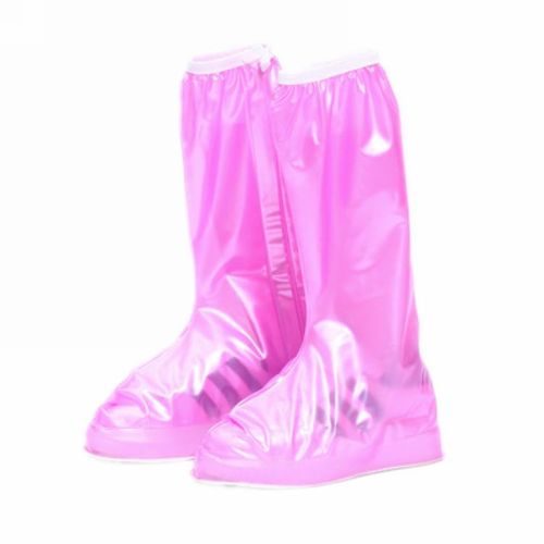 Rain Boot Covers for Men and Women, High-Cut Silicone Waterproof Boot Covers with Anti-Slip, Thick and Durable Riding Waterproof Rain Boot Covers