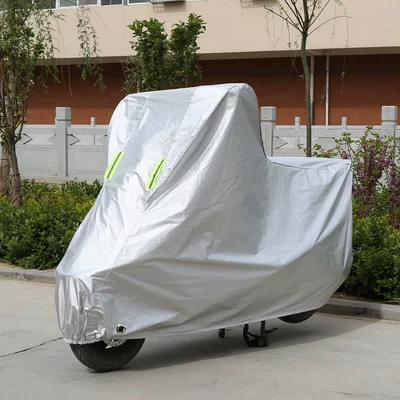 Street car motorcycle rain cover lying Car clothing
