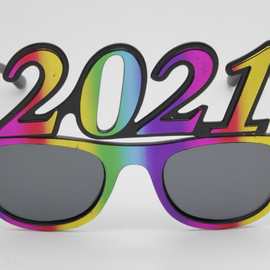 2021新款新年跨年眼镜 激光镭射眼镜  party glasses