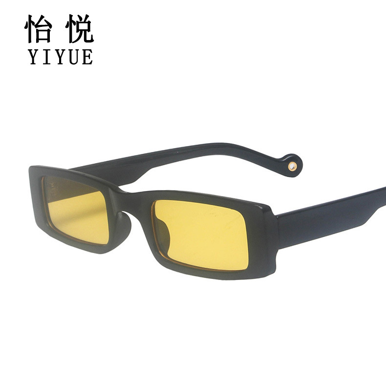 New European and American small square sunglasses fashion trendy women's olive green sunglasses Internet celebrity street shot sun-proof glasses New European and American small square sunglasses fashion trendy women's olive green sunglasses Internet celebrity street shot sun-proof glasses