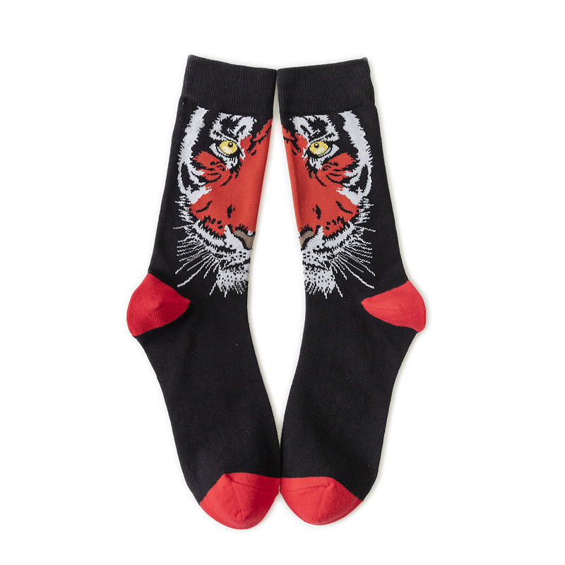 65g Weight Socks Classification Socks Lingerie Type Cotton (more than 50%) Fabric Type A Pair Quantity Casual, Daily Occasion Animal, Color Block Pattern All Seasons Season Unisex Gender Cute Style A Pair Cute Unisex Animal Color Block Cotton (more Than 50%) Crew Socks 20