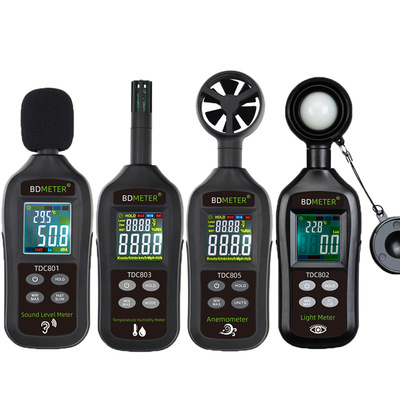 Shenzhen Supplying Environment Tester Four portable number Anemometer Luminance meter Temperature and humidity Sound Level Meter