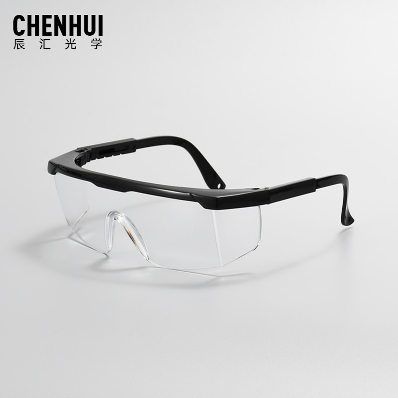 外贸出口防雾护目镜防风沙劳保镜伸缩腿黑色护目镜戴口罩防雾现货|ru
