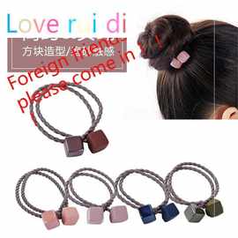 2pcs hair accessories for girls women rubber band fashion