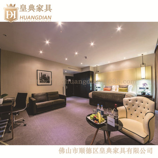 Manufacturer Customized Star Hotel Room Panel Furniture Suite Solid Furniture Hotel Supporting Furniture TF61