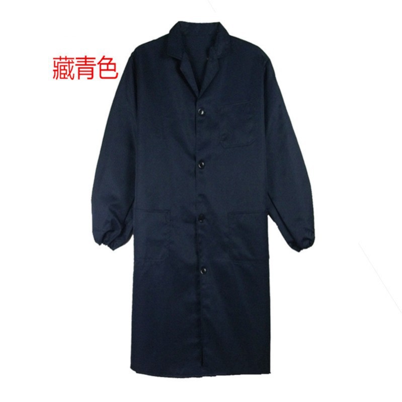 长款蓝大褂定 制工作服大褂长袖搬运服库管工作服防尘服 劳保详情12