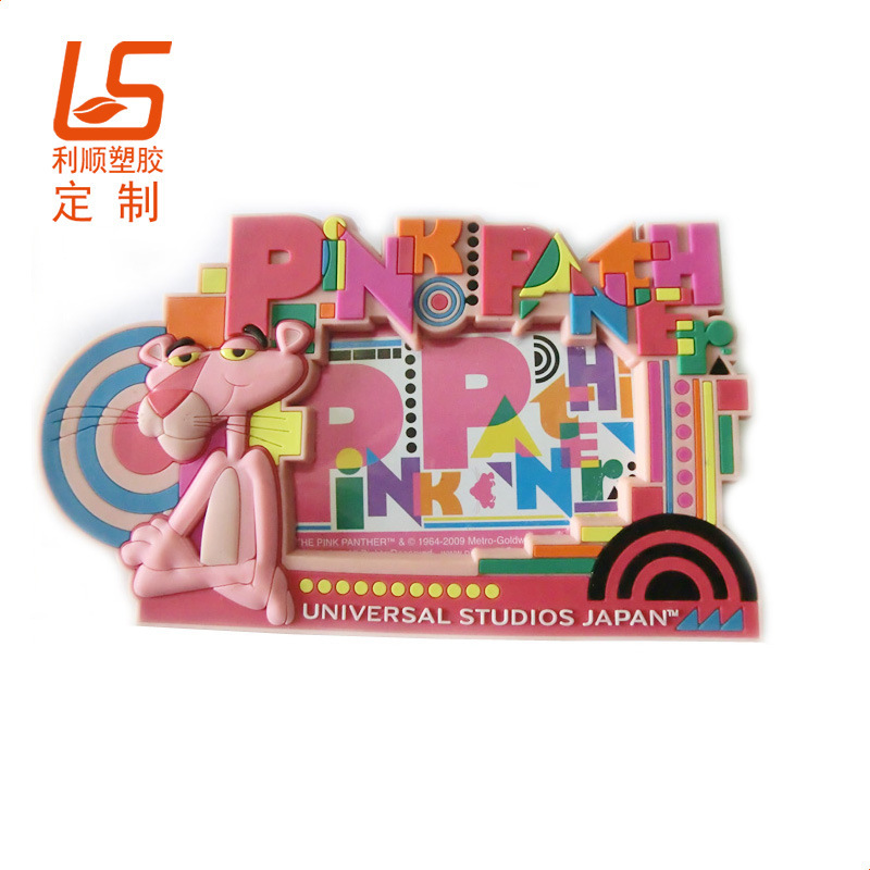 Custom PVC Soft Glue Creative Photo Frame Cartoon Creative PVC Drop Glue Photo Frame Silicone 3D Cartoon Photo Frame