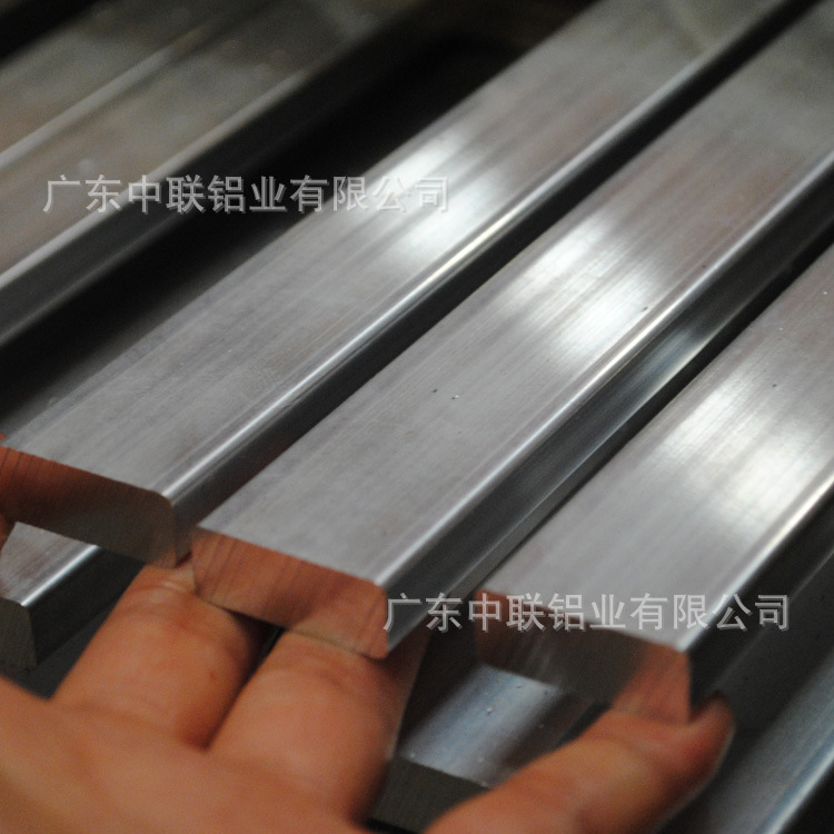 供应6063铝合金 I型铝合金型材 30*8mm实心铝条