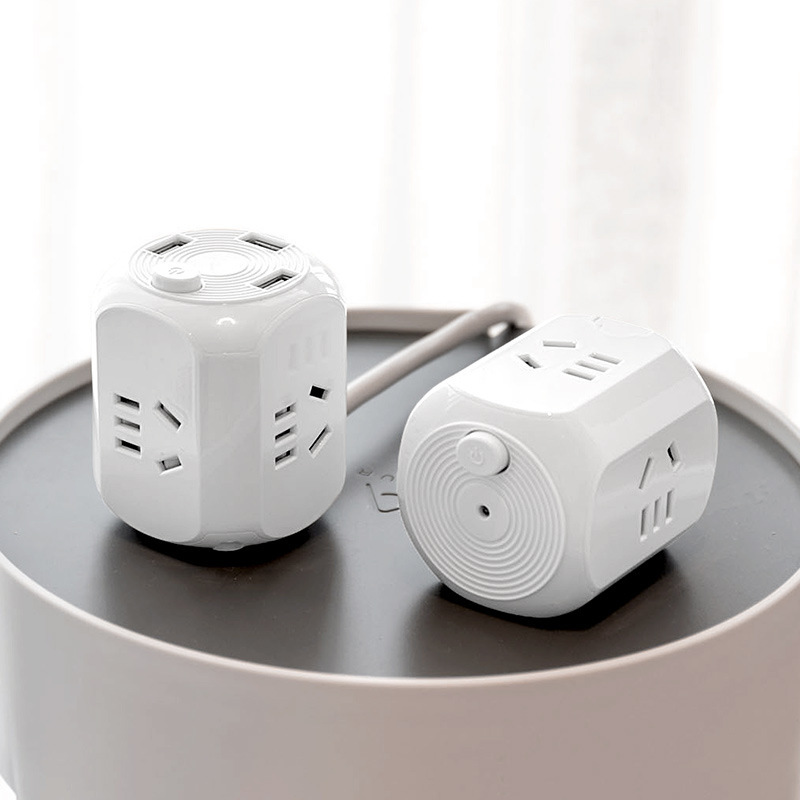 康加福魔方3usb插座智能充电插排插线接线板多功能家用电源转换器