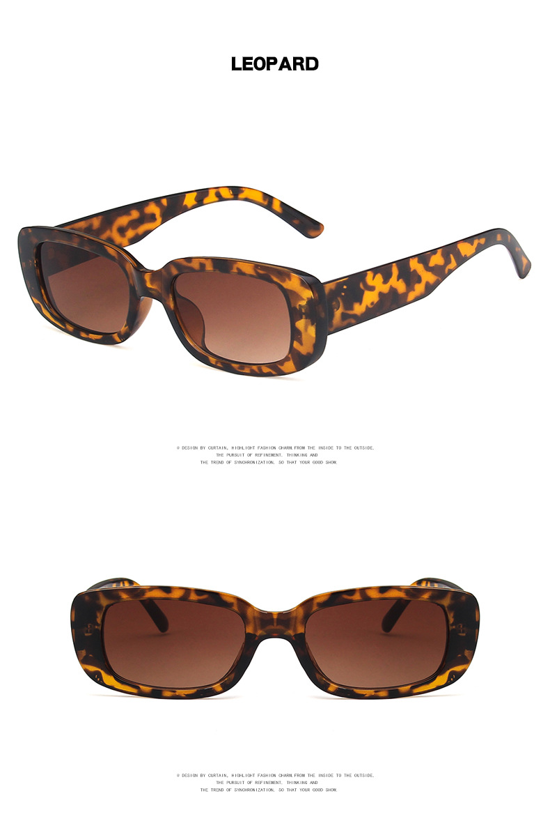 Elegant Hip-hop Retro Resin Square Full Frame Women's Sunglasses display picture 7