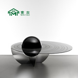 麦古 Современная легкая роскошная планета из нержавеющей стали Минималистская металлическая гальваническая кофейная столовая Дизайнер модельный зал клуб комнаты