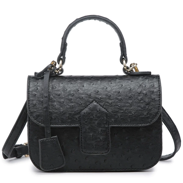 Ostrich pattern black