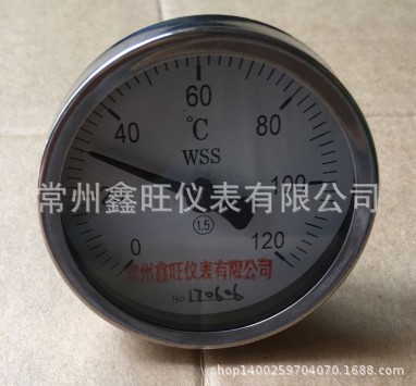 轴向型双金属温度计鑫旺