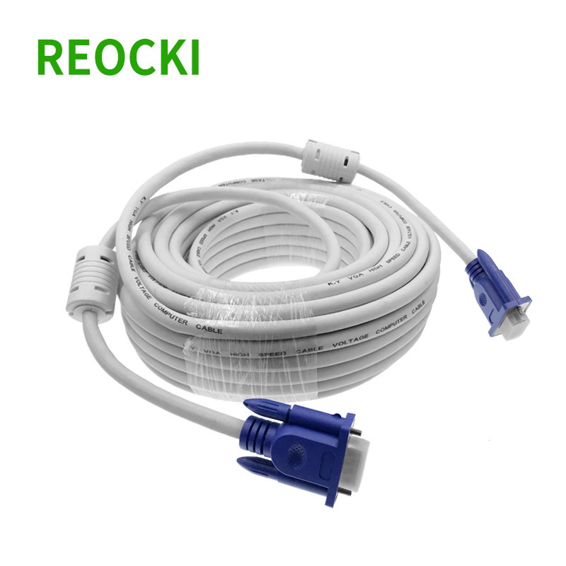 Производство прямых продаж 3+4 VGA кабель 20 м 15 для 15-выводных мониторов и проектор кабелей