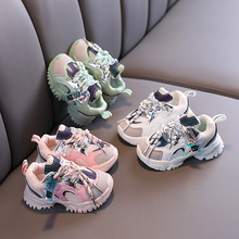 小童運動鞋嬰幼兒軟底學步鞋男童秋季新款女寶寶透氣網鞋0-3歲1潮