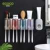 Four cups+squeeze toothpaste (gray white)