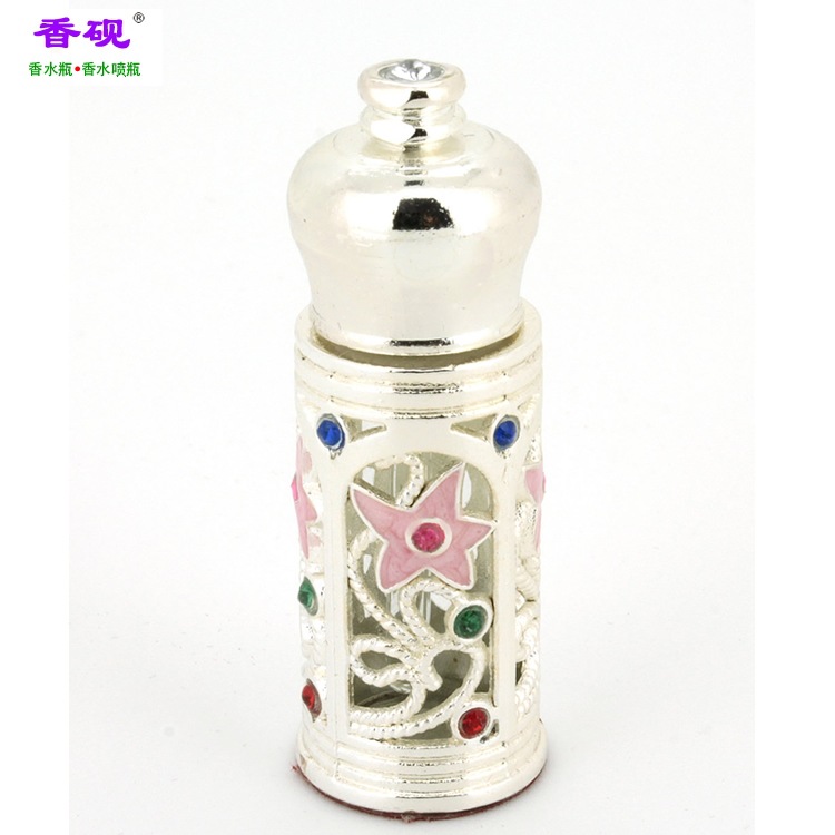 香砚3ml银色粉油芭提雅款香水瓶摆件1.jpg