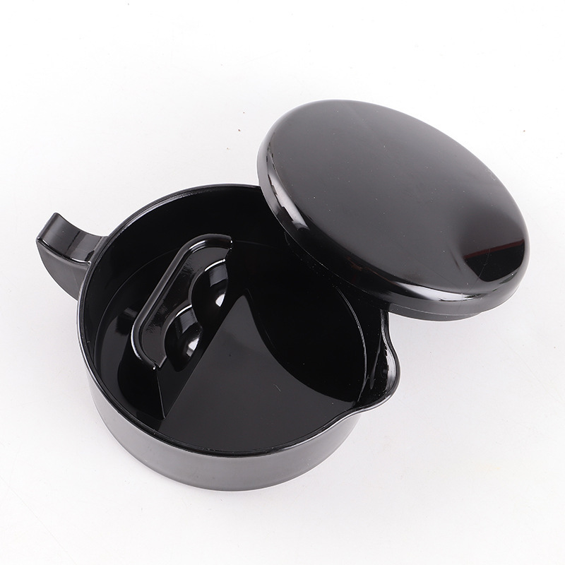 Wholesale porcelain-coated inkwell with cover, ink pot, ink pool, ink sea, pen rest, color mixer, lickable inkstone