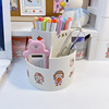 Fashionable universal pens holder for elementary school students, capacious stationery, storage box, wholesale