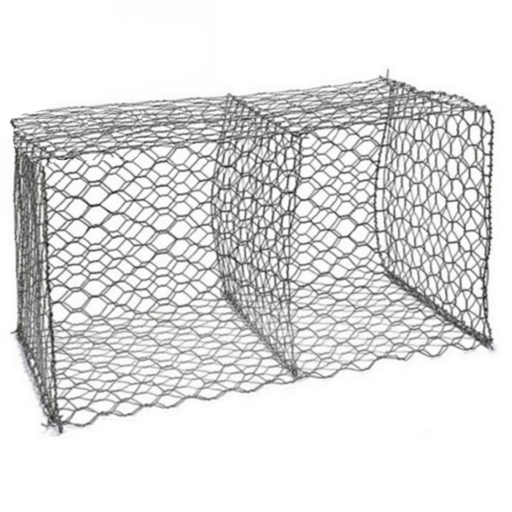 锌铝合金格宾网热镀锌石笼网箱电焊覆塑雷诺护垫防汛铅丝网笼护坡