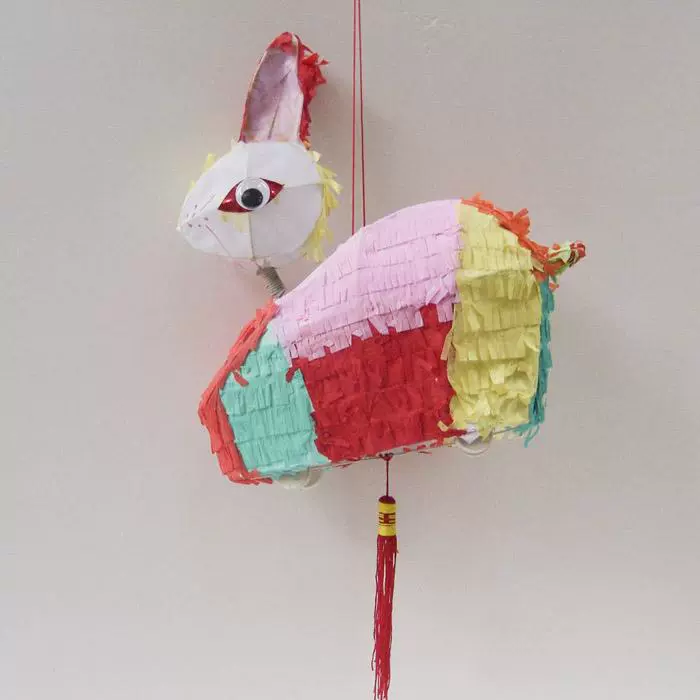 Заяц, белый фонарь, handmade, оптовый