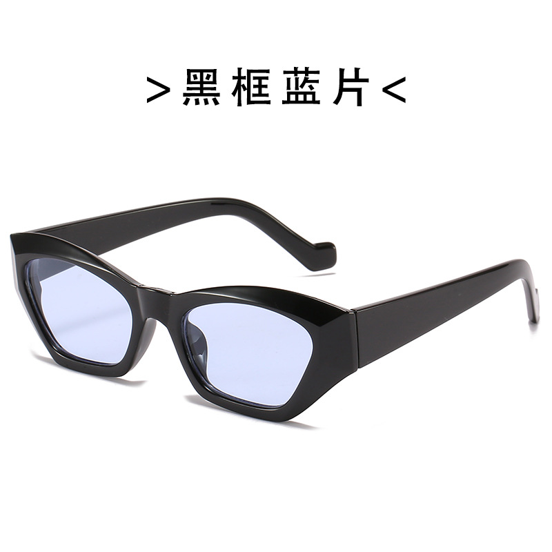 Nuevo en stock transfronterizo gafas de sol de ojo de gato europeo y americano en línea estilo de Hong Kong gafas de sol de comercio exterior suministro directo de fábrica