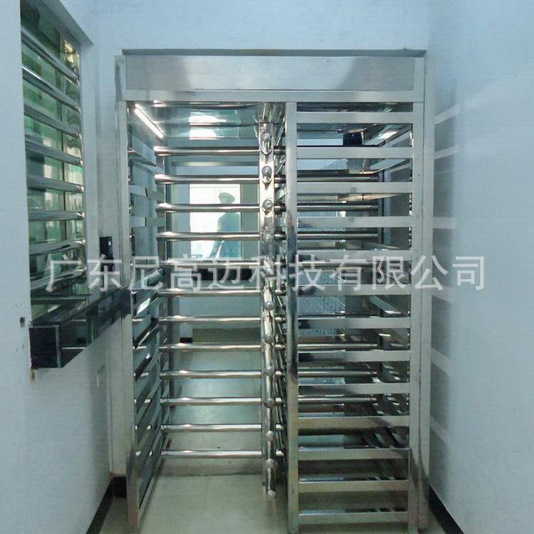 厂家直供监狱全高转闸十字轉门看守所栅栏旋转滚轴防尾随单通道闸